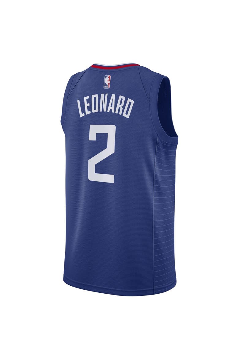 Men's Nike Kawhi Leonard Blue LA Clippers 2019/20 Swingman Jersey - Icon Edition, Alternate, color, Blue
