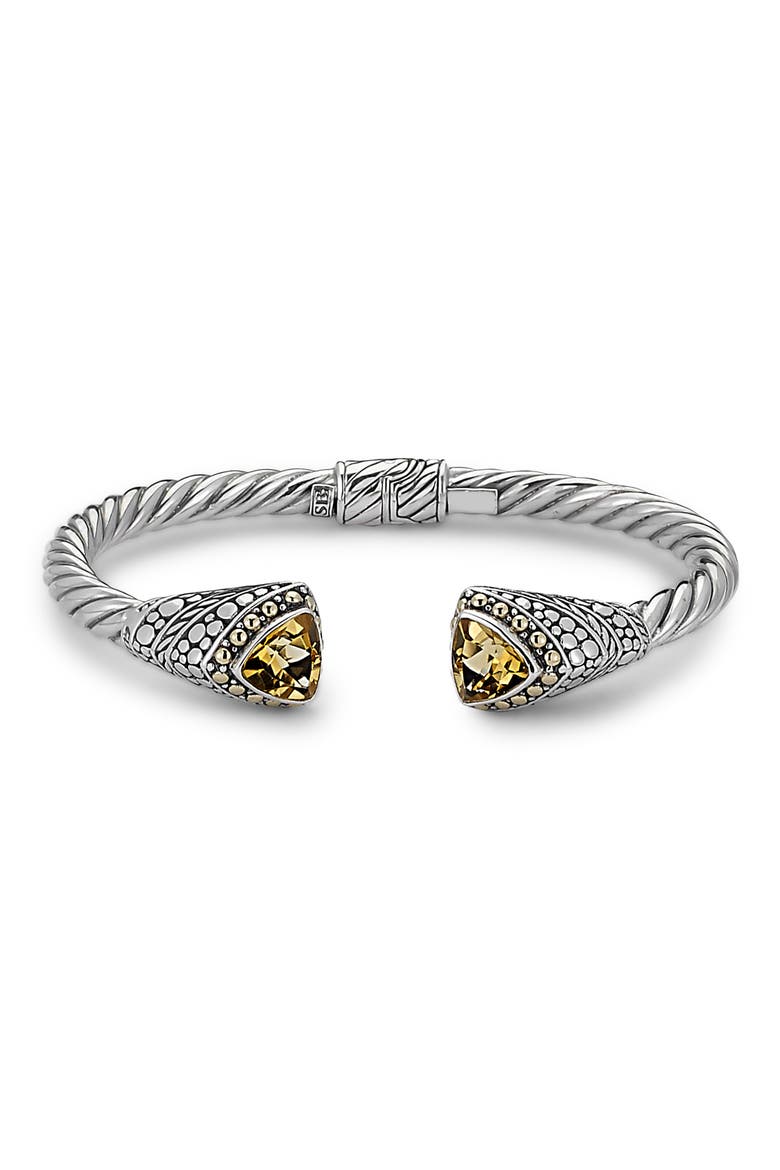 Citrine Tipped Bangle, Main, color, CITRINE