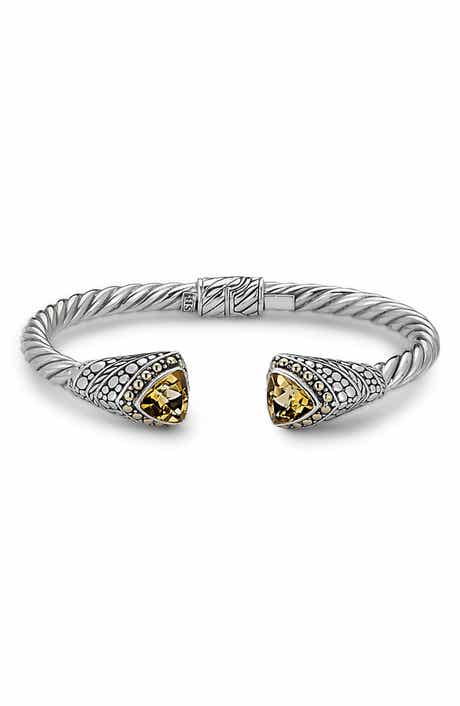 SAMUEL B. Citrine Tipped Bangle