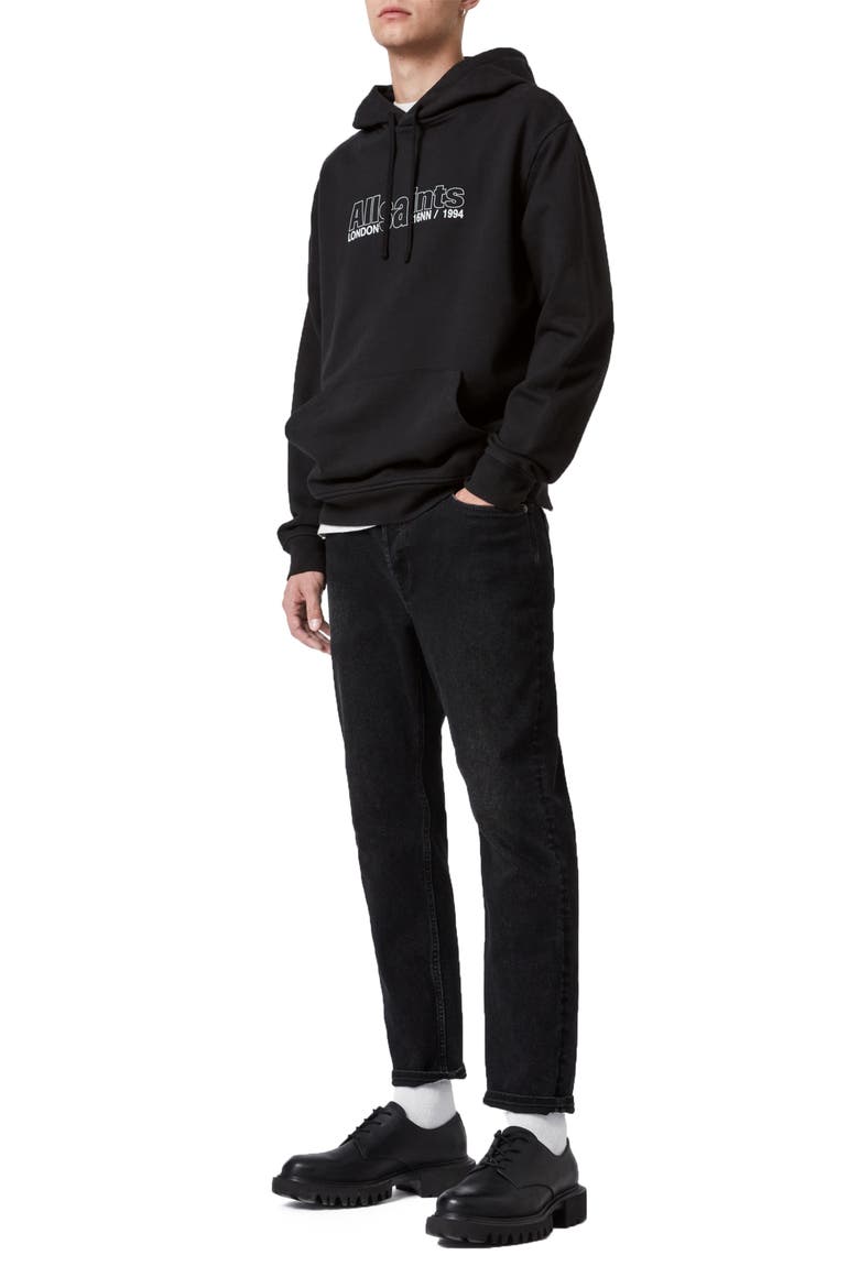 Men's Hollowpoint Graphic Hoodie, Alternate, color, JET BLACK