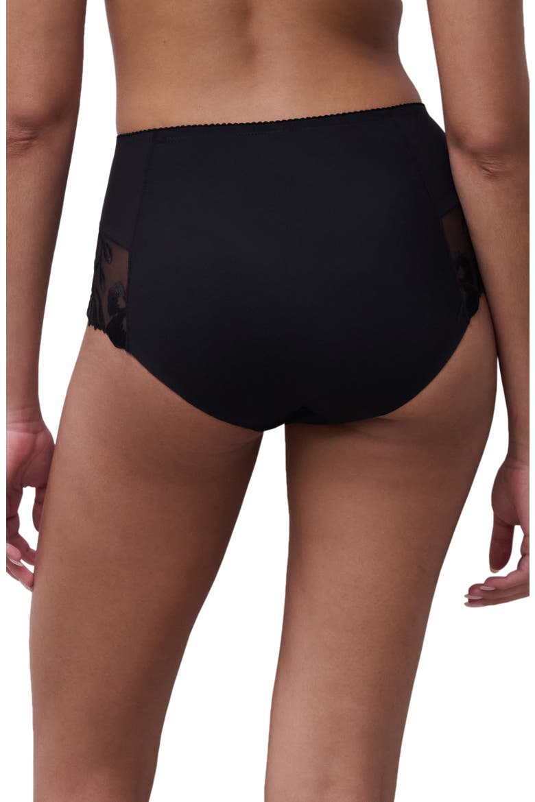 Majestic High Waist Support Briefs, Alternate, color, BLACK