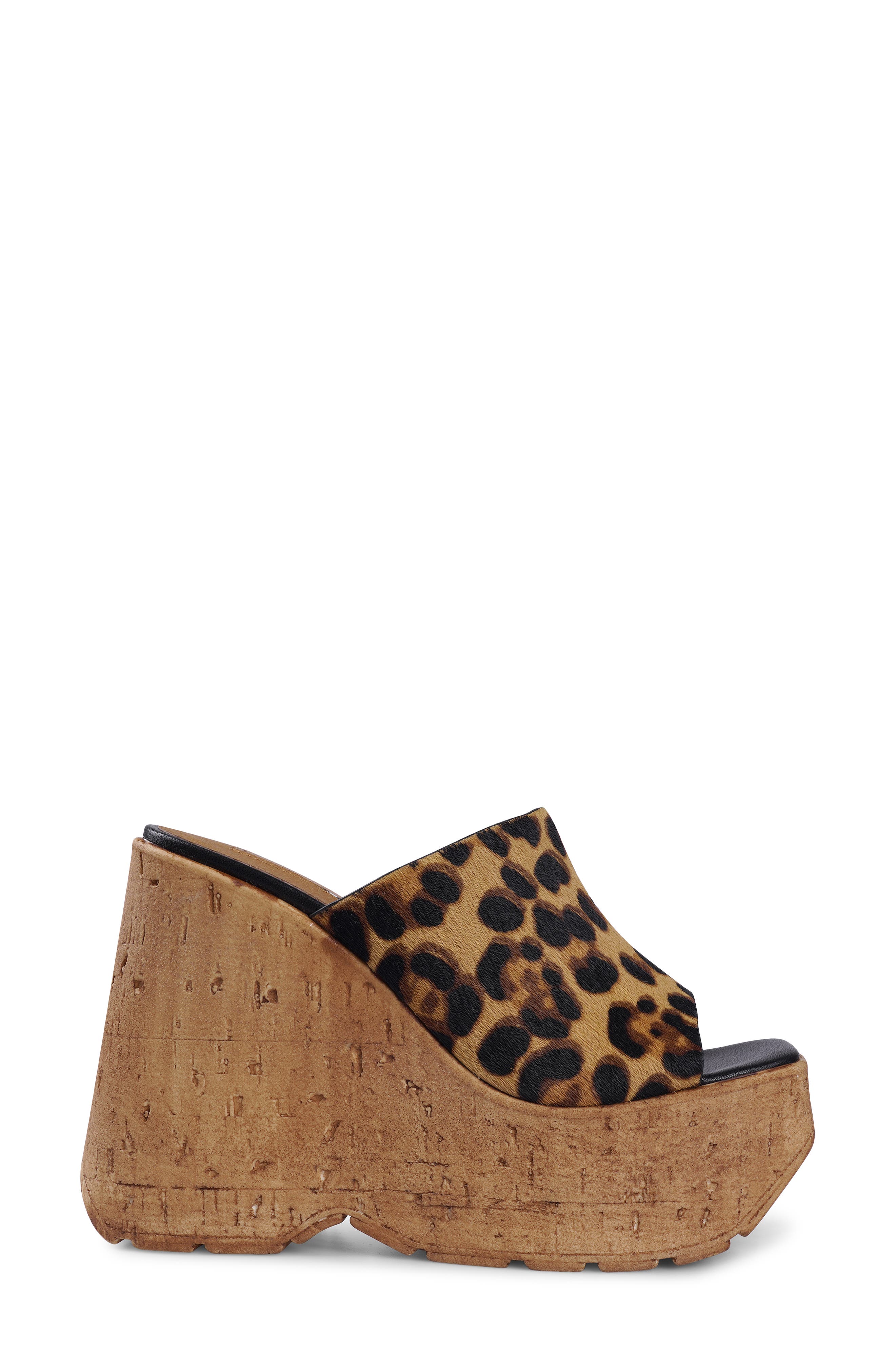 Zhamira Platform Wedge Sandal, Alternate, color, TAN LEOPARD PRINT