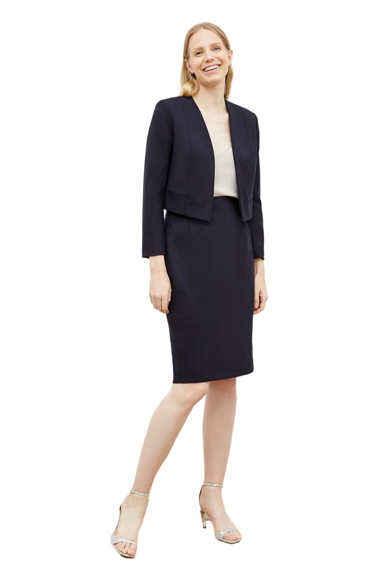 M.M.LaFleur Cobble Hill Skirt - Washable Wool Twill, Alternate, color, 