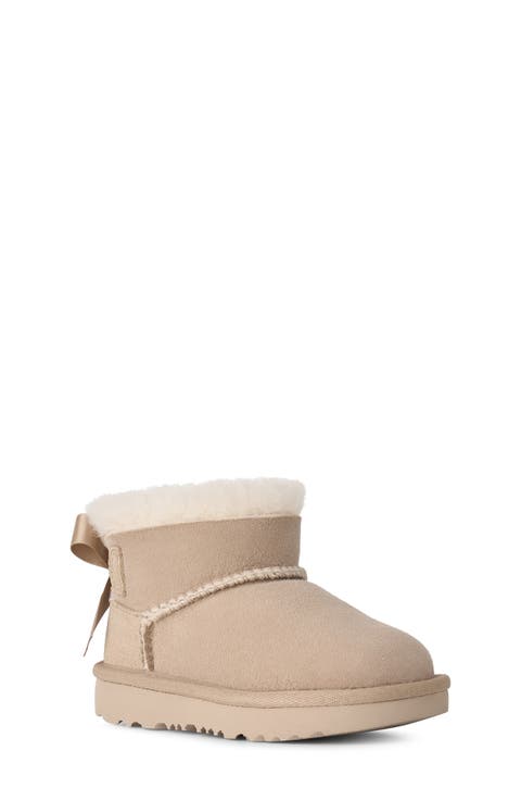 Kids' Ultra Mini Bailey Bow Genuine Shearling Boot