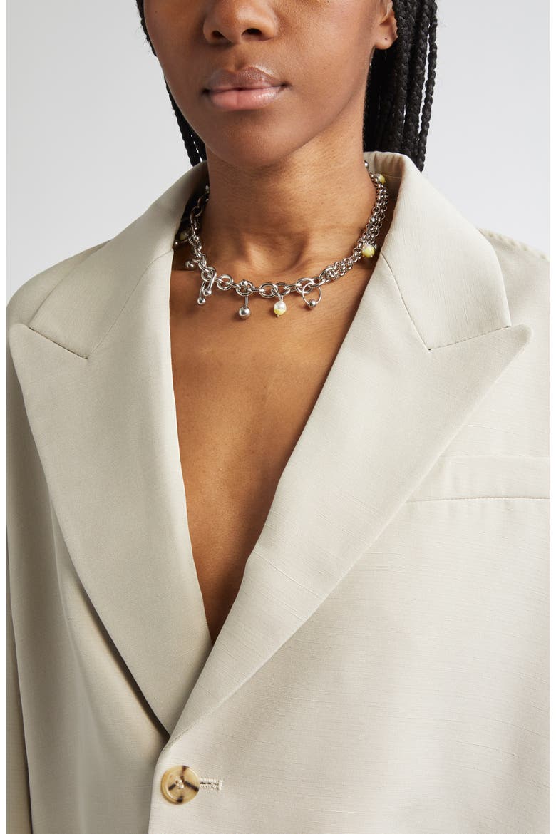 Justine Clenquet Holly Summer Faux Pearl Necklace (Women) | Nordstrom