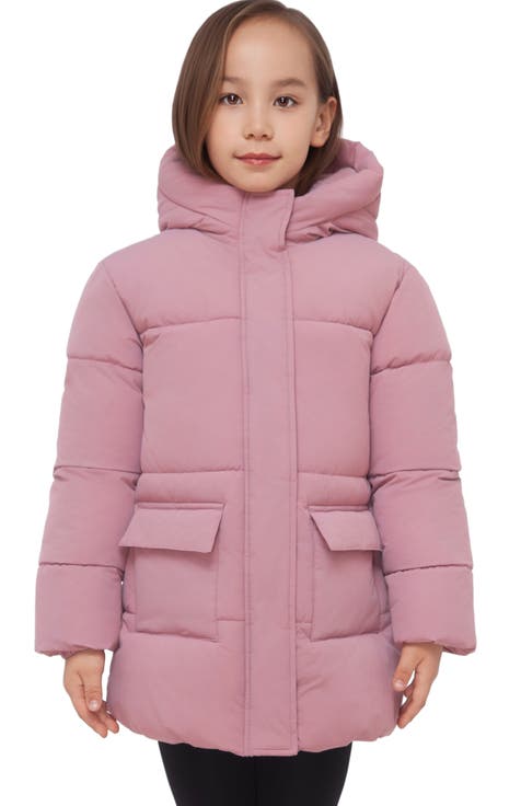 Kids' Madison Longline Hooded Puffer Jacket