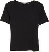 Emporio Armani Textured Cotton T-shirt
