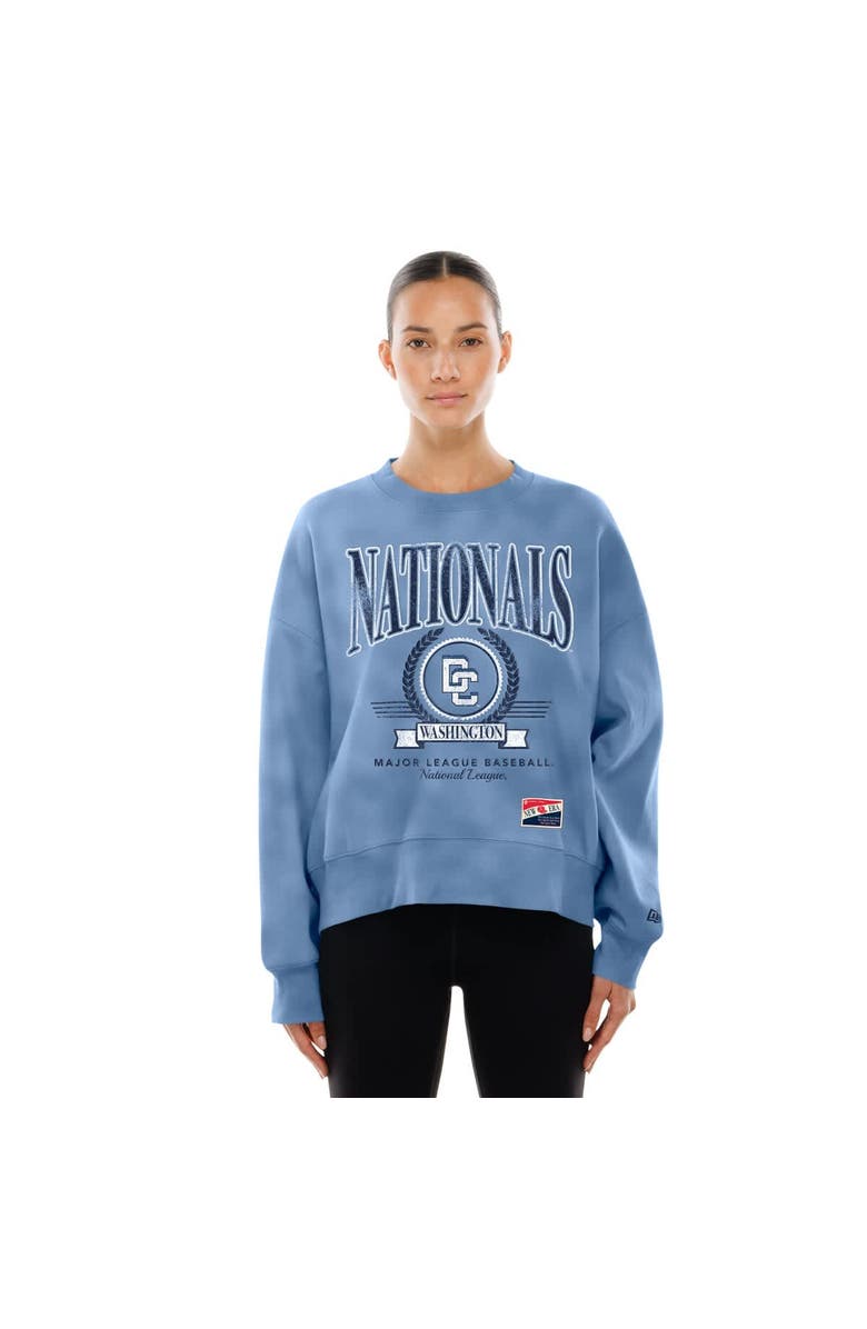 New Era Women's New Era Blue Washington Nationals 2025 City Connect Pullover Sweatshirt, Main, color, Blue