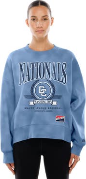 New Era Women's New Era Blue Washington Nationals 2025 City Connect Pullover Sweatshirt