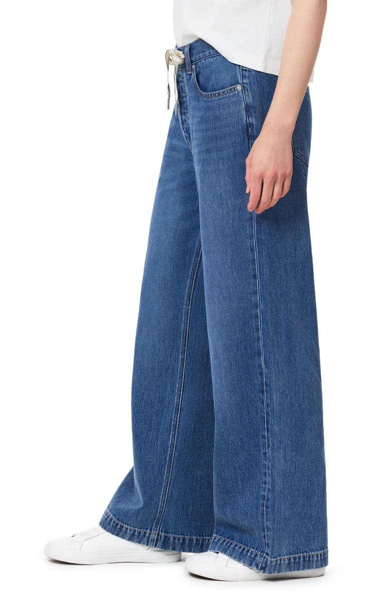 Scotch & Soda Drawstring Wide Leg Jeans, Alternate, color, Two Bridges