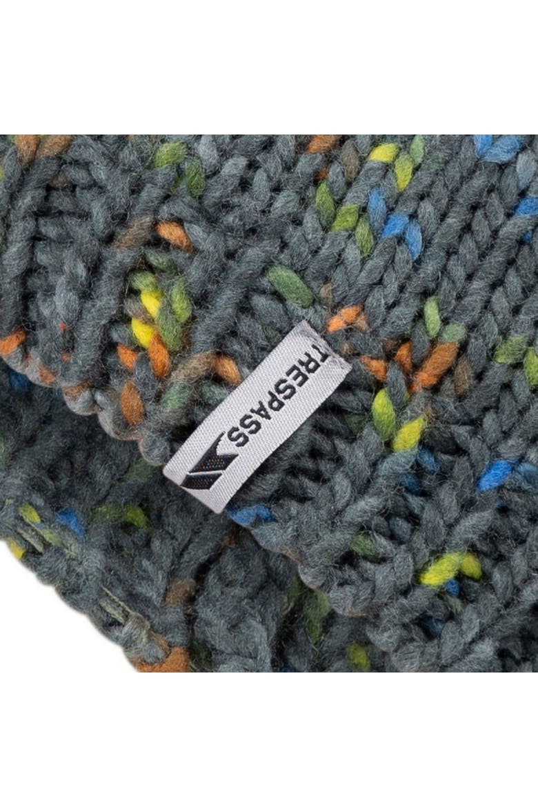 Childrens/kids Ted Pom Pom Beanie, Alternate, color, Spruce Green