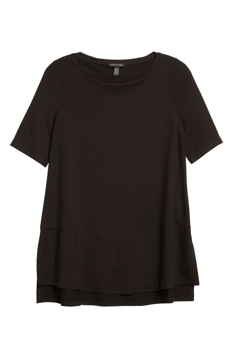 Eileen Fisher Boatneck Jersey Top, Alternate, color, 