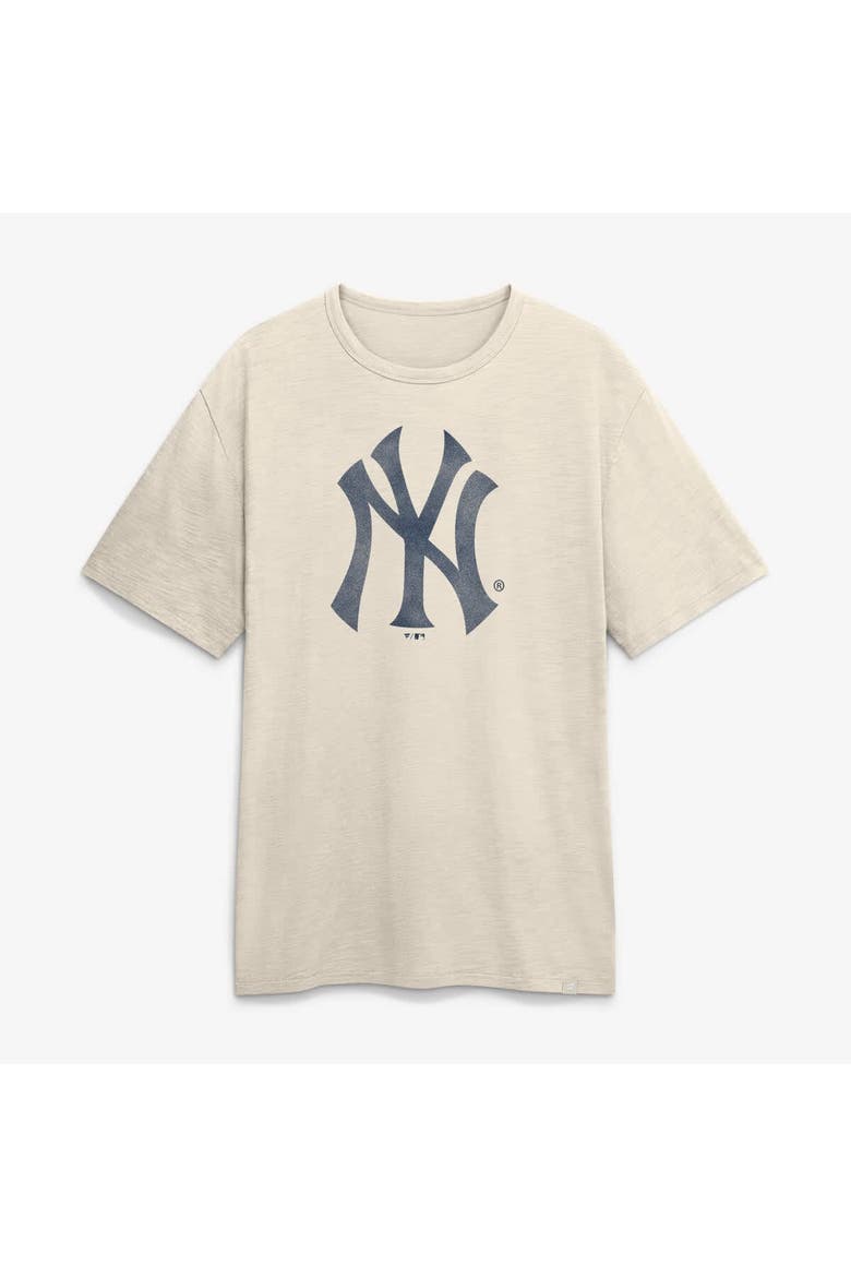 Men's Fanatics Cream New York Yankees Stadium Slub T-Shirt, Main, color, Cream