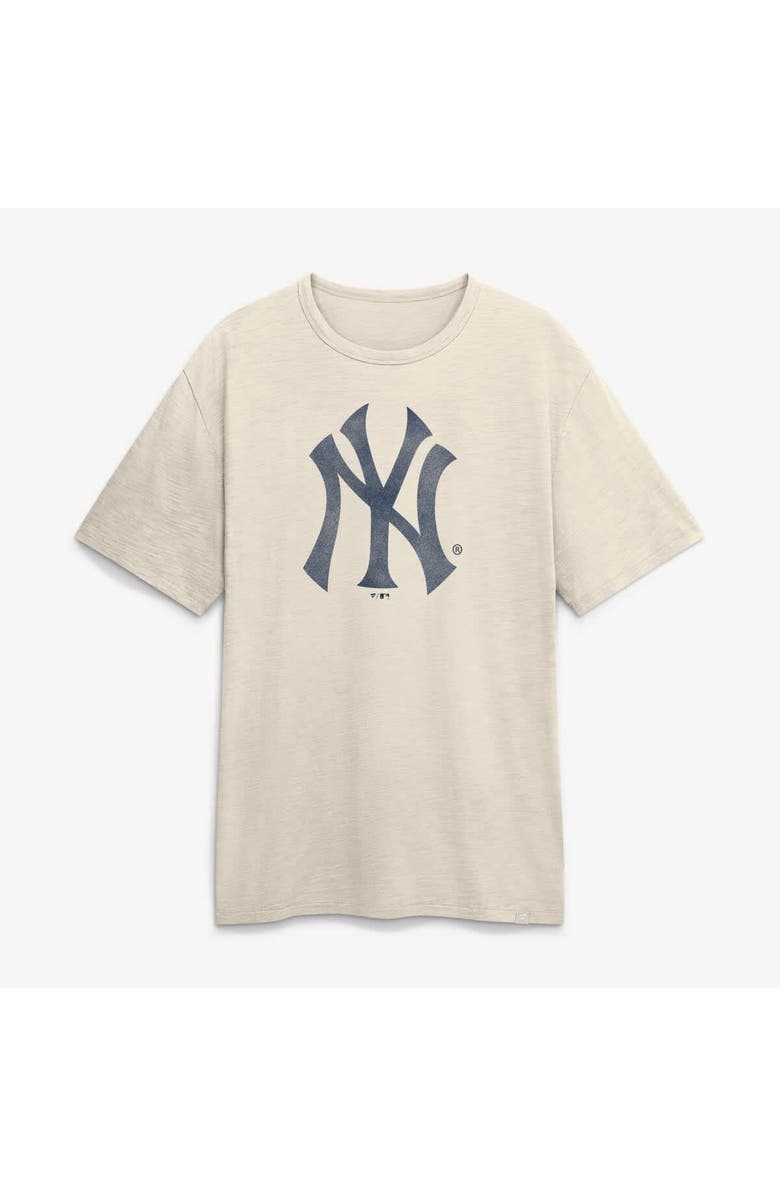 FANATICS Men's Fanatics Cream New York Yankees Stadium Slub T-Shirt, Main, color, Cream