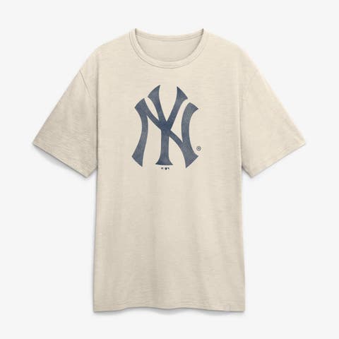 Men's Fanatics Cream New York Yankees Stadium Slub T-Shirt