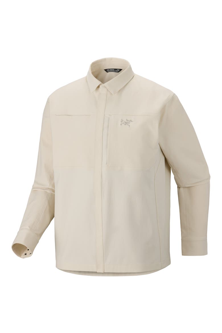 Cronin Cotton Overshirt, Alternate, color, SEA SALT