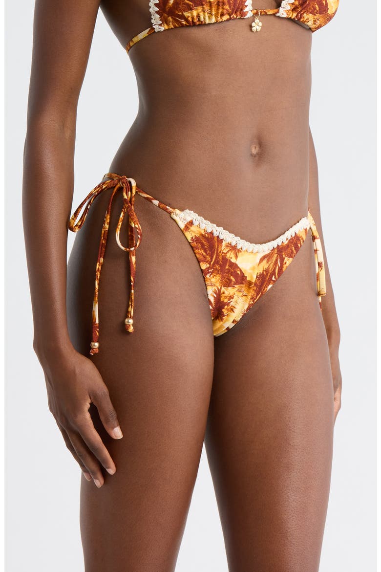 Crochet Dipped Side Tie Bikini Bottoms, Alternate, color, VINTAGE VACAY