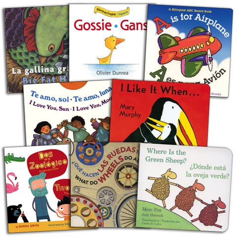 Bilingual Board Books Assortment - Set of 8