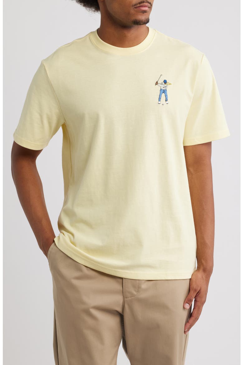Core Swingman T-Shirt, Main, color, MELLOW YELLOW