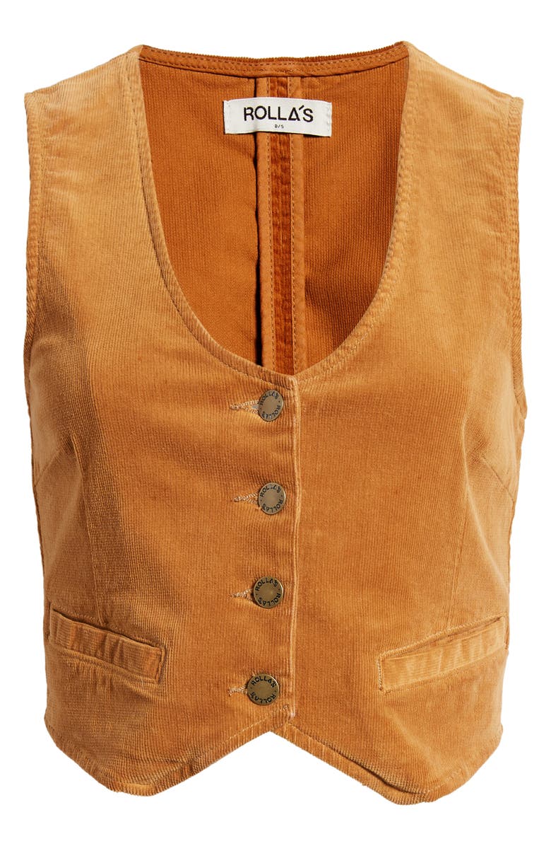 Rolla’s Dallas Corduroy Vest, Alternate, color,