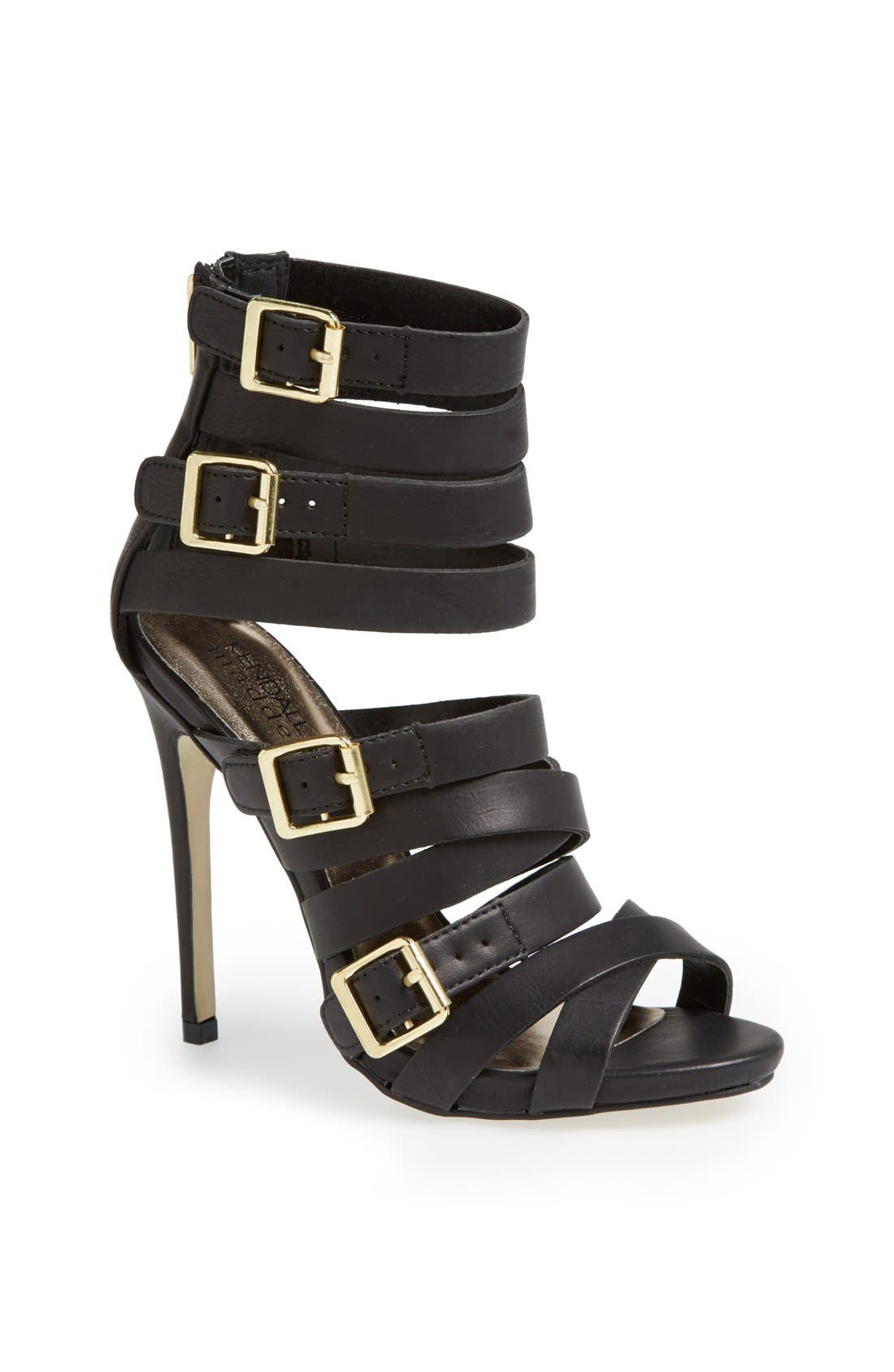 Madden Girl 'Milah' Sandal, Main, color, BLACK