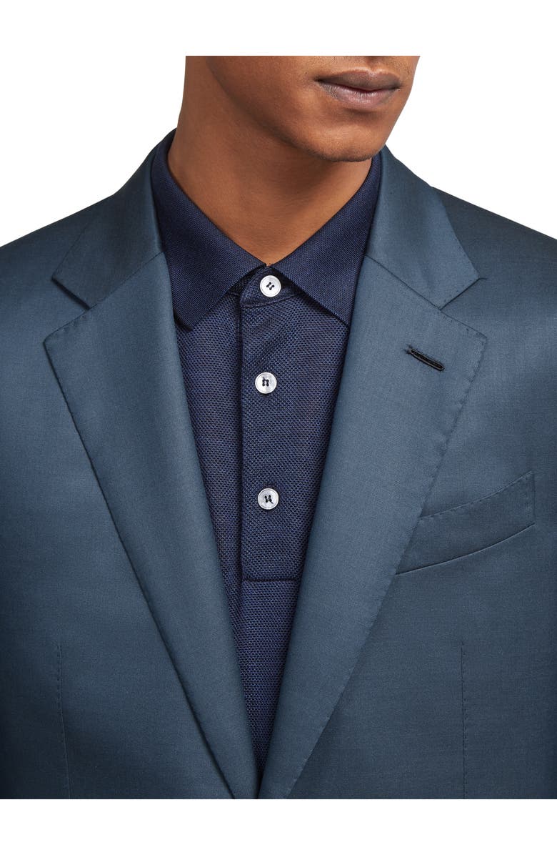 ZEGNA Centoventimila Couture Wool Suit, Alternate, color, Petrol Blue