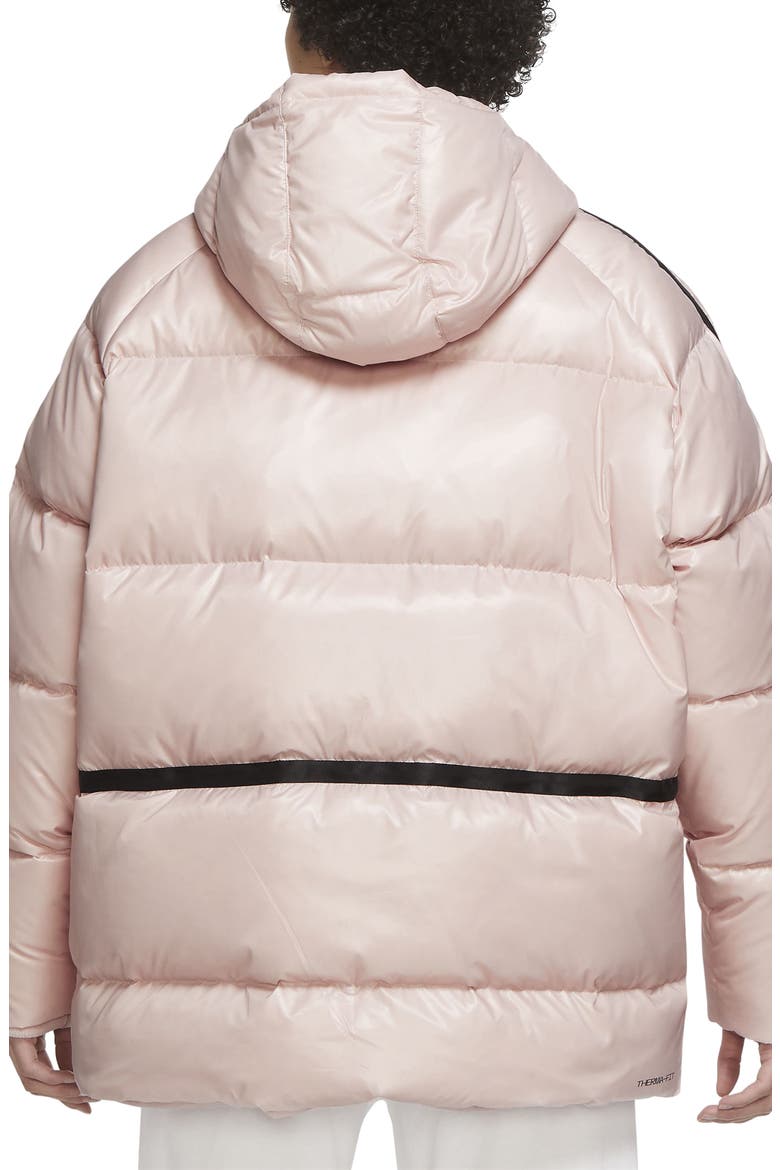Women's Sportswear Therma-FIT City Series Down Puffer Jacket, Alternate, color, PINK OXFORD/ BLACK/ BLACK