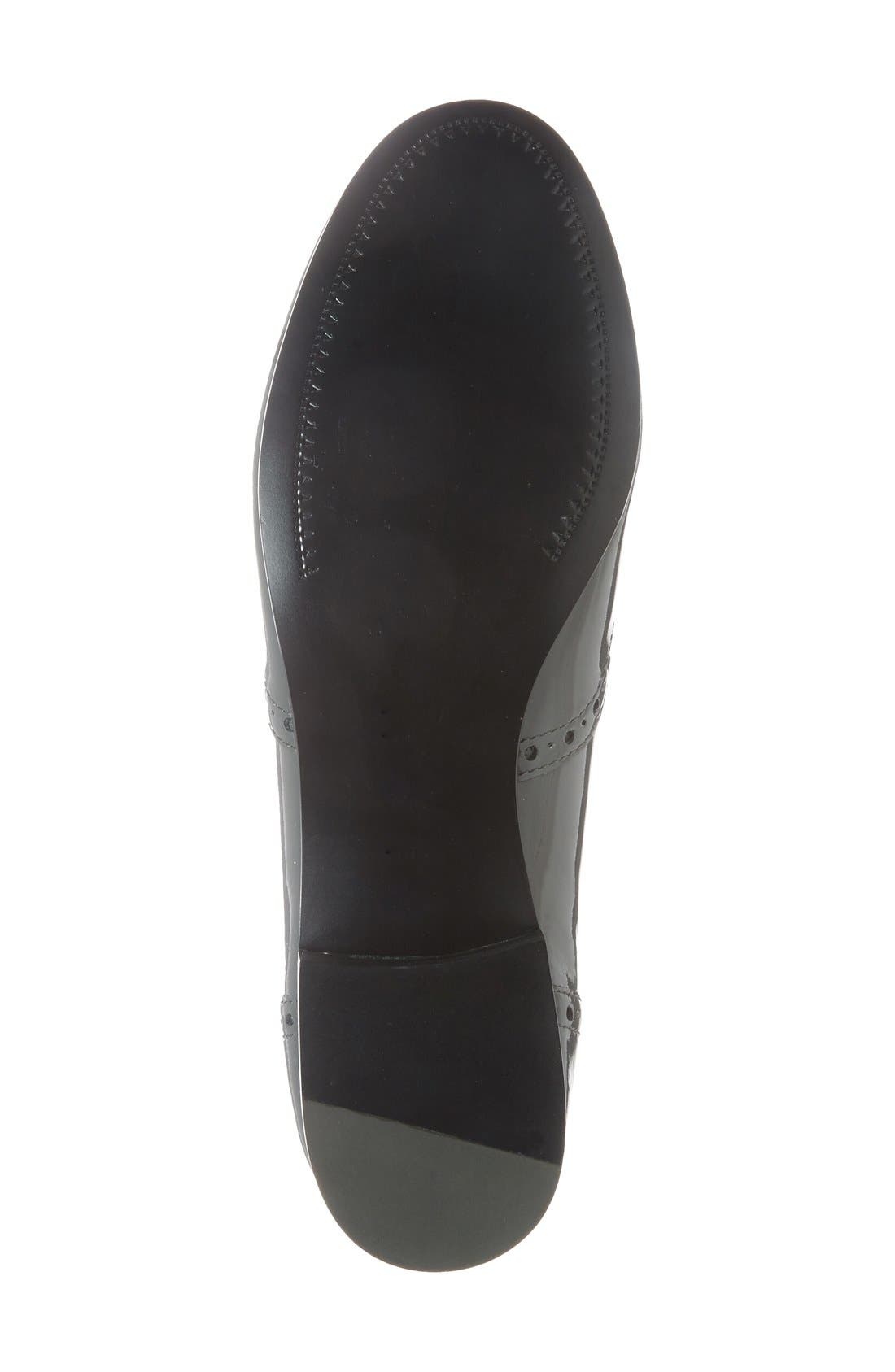 'Octavie' Loafer, Alternate, color, GRAY PATENT LEATHER