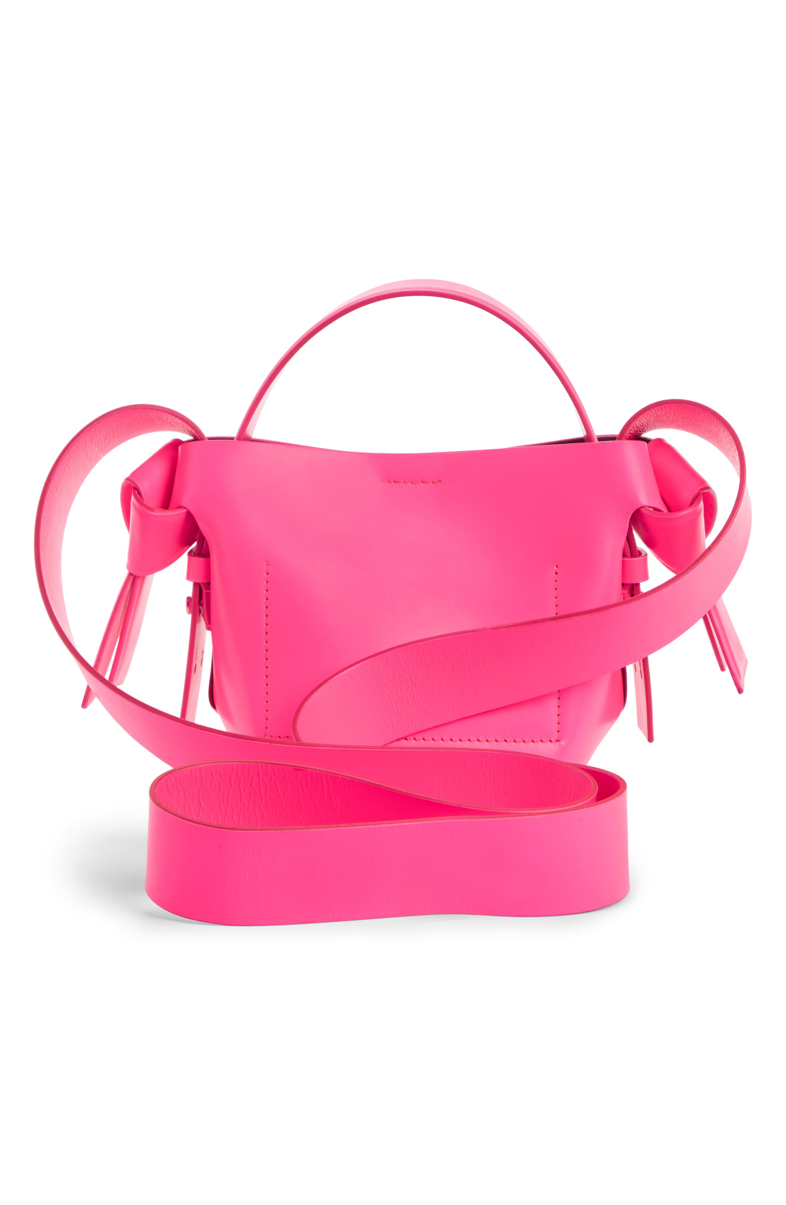 Acne Studios Micro Musubi Fluorescent Bag, Alternate, color, 