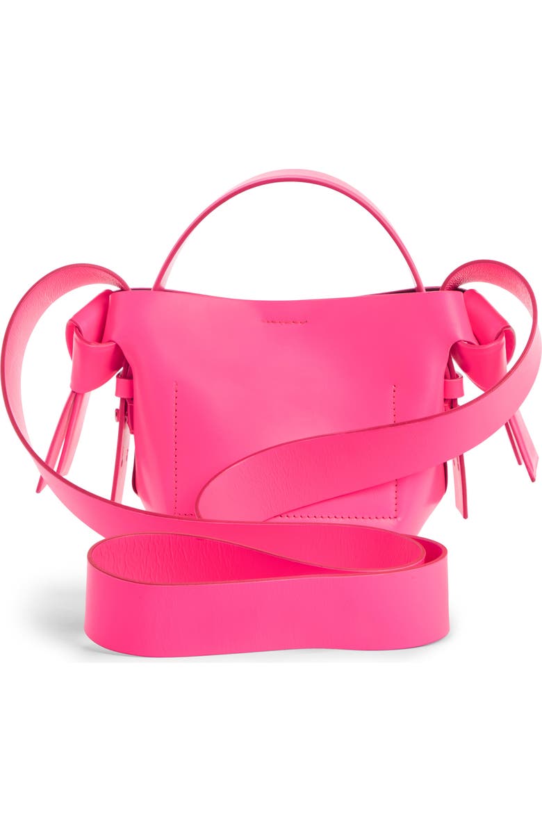Acne Studios Micro Musubi Fluorescent Bag, Alternate, color,