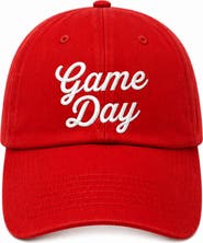 Bits & Bows Game Day Bow Baseball Hat