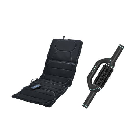 Full-Body Heated Massage Mat & Rolling Massager