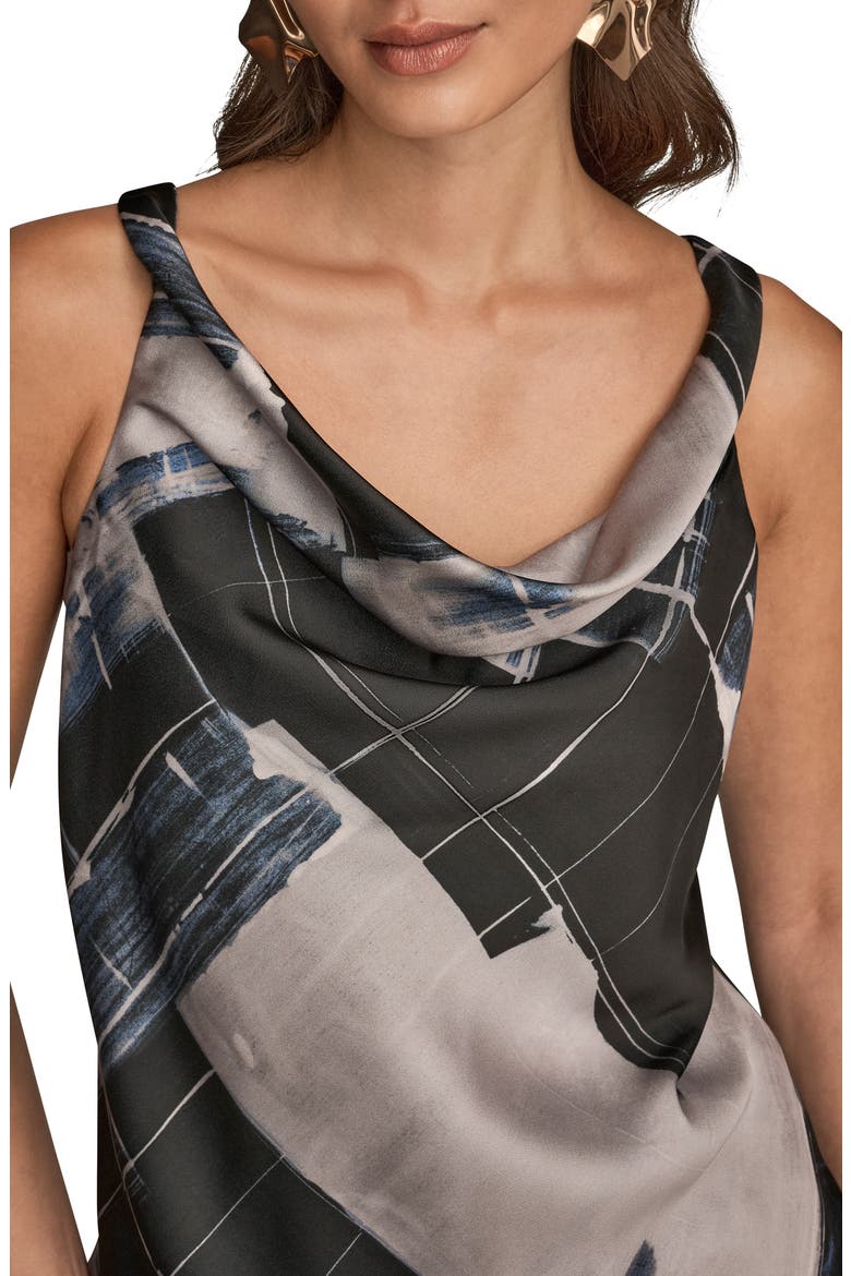 Mixed Print Twist Shoulder Tank, Alternate, color, VAPOR MULTI