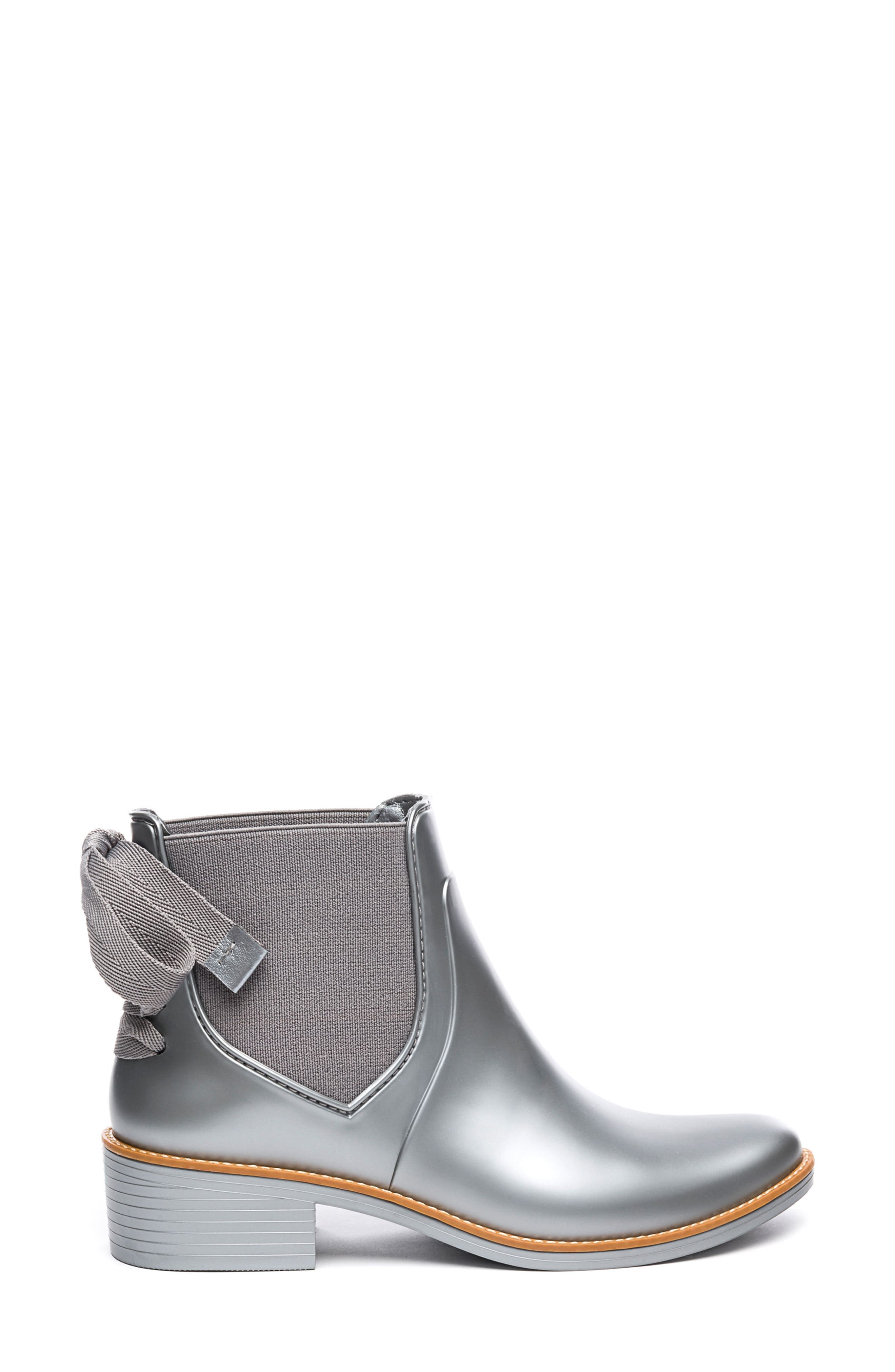 Bernardo Paxton Waterproof Rain Boot, Alternate, color, PEWTER
