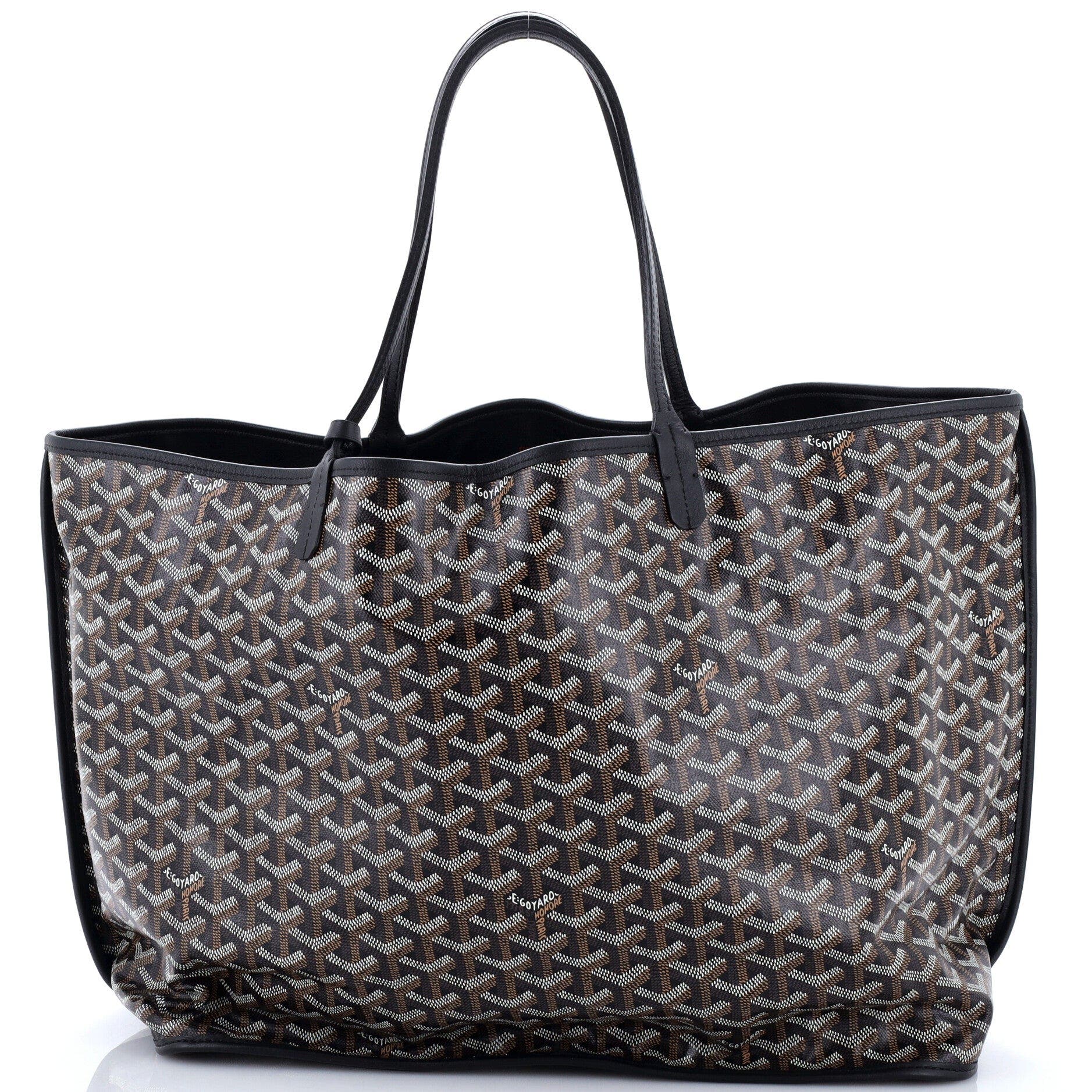 Anjou Reversible Tote Coated Canvas GM, Main, color, Black