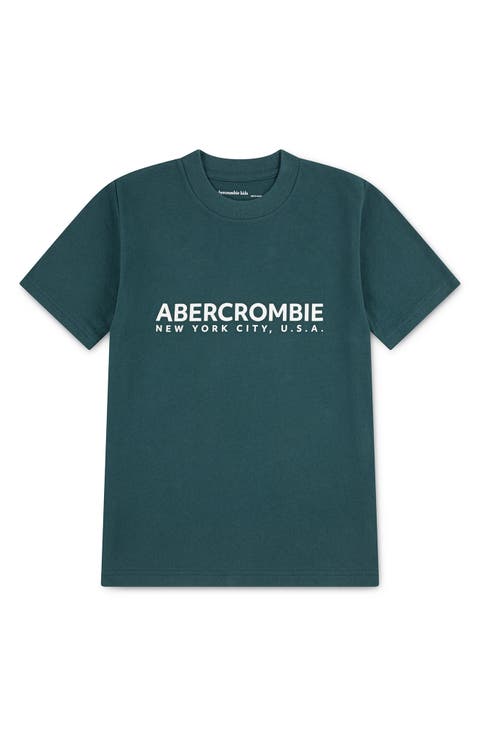 Kids' Emblem Cotton Blend Graphic T-Shirt (Little Kid & Big Kid)