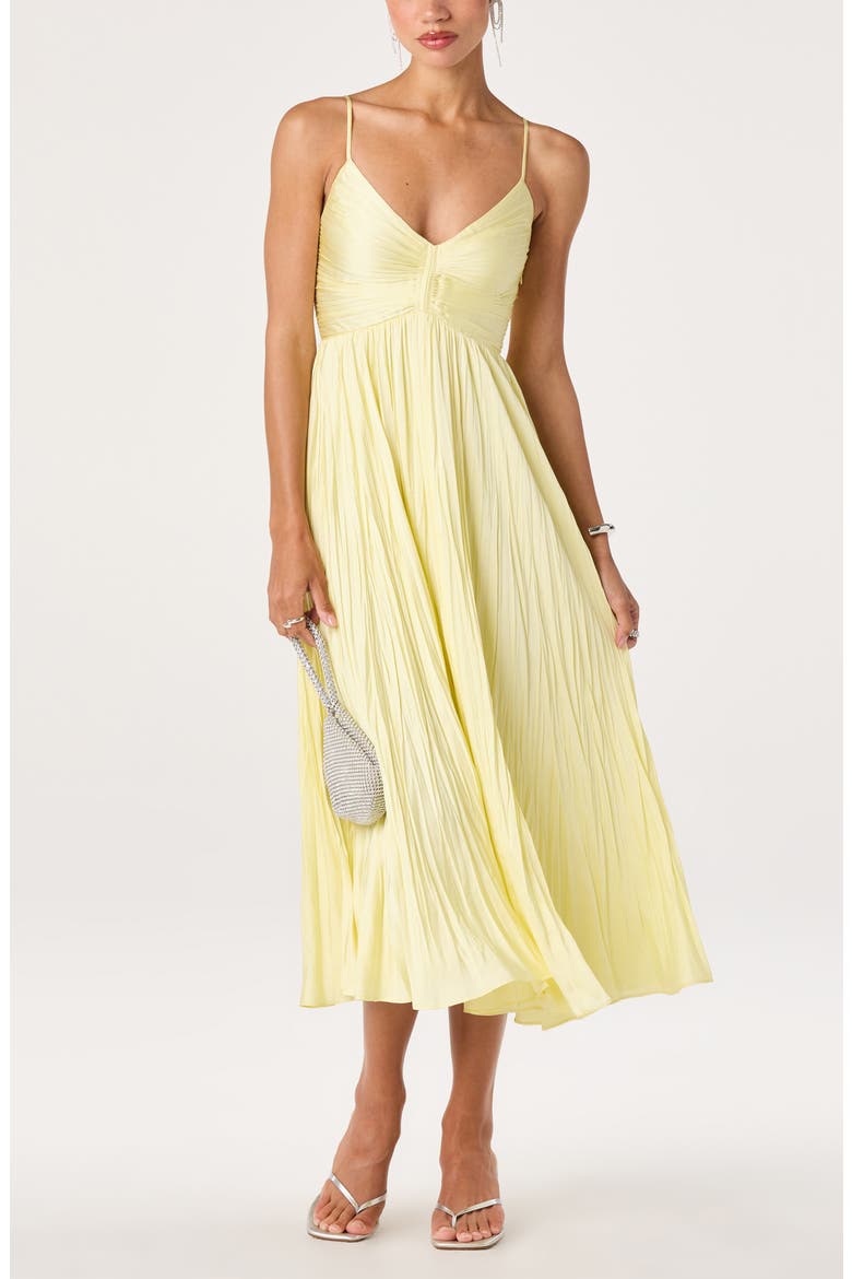 Maeve Midi Dress, Alternate, color, BUTTER YELLOW