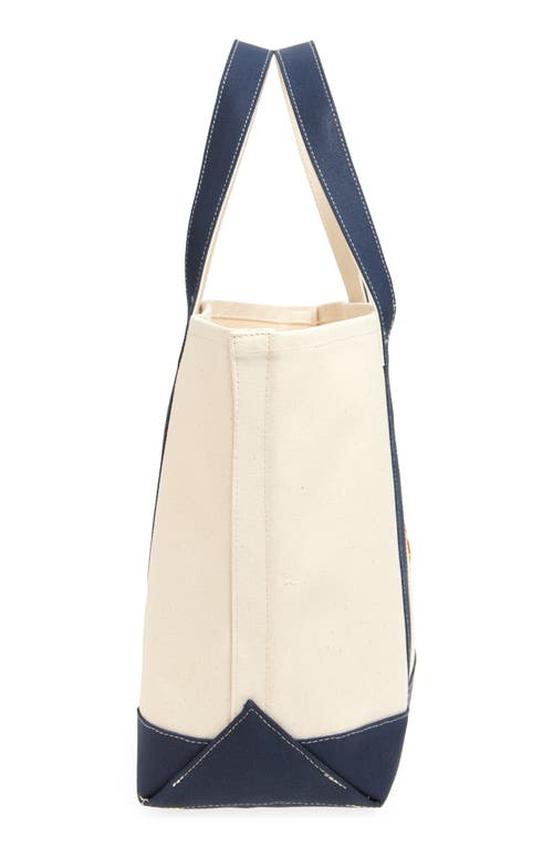 Sporty And Rich Sporty & Rich Ny Crest Cotton Tote Bag In Natural