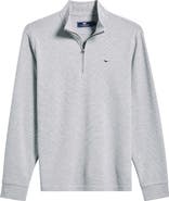vineyard vines Saltwater Stripe Quarter Zip Pullover