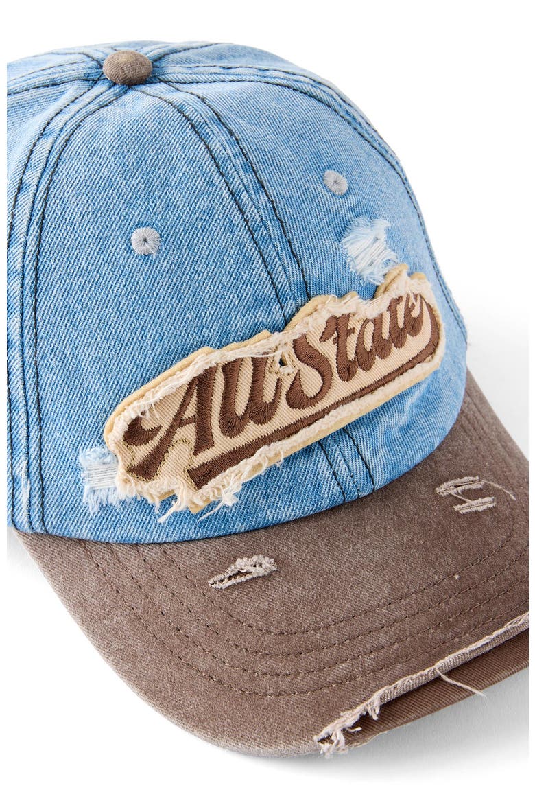 Men's Vintage Dad Hat, Alternate, color, Washed Denim Brown All State