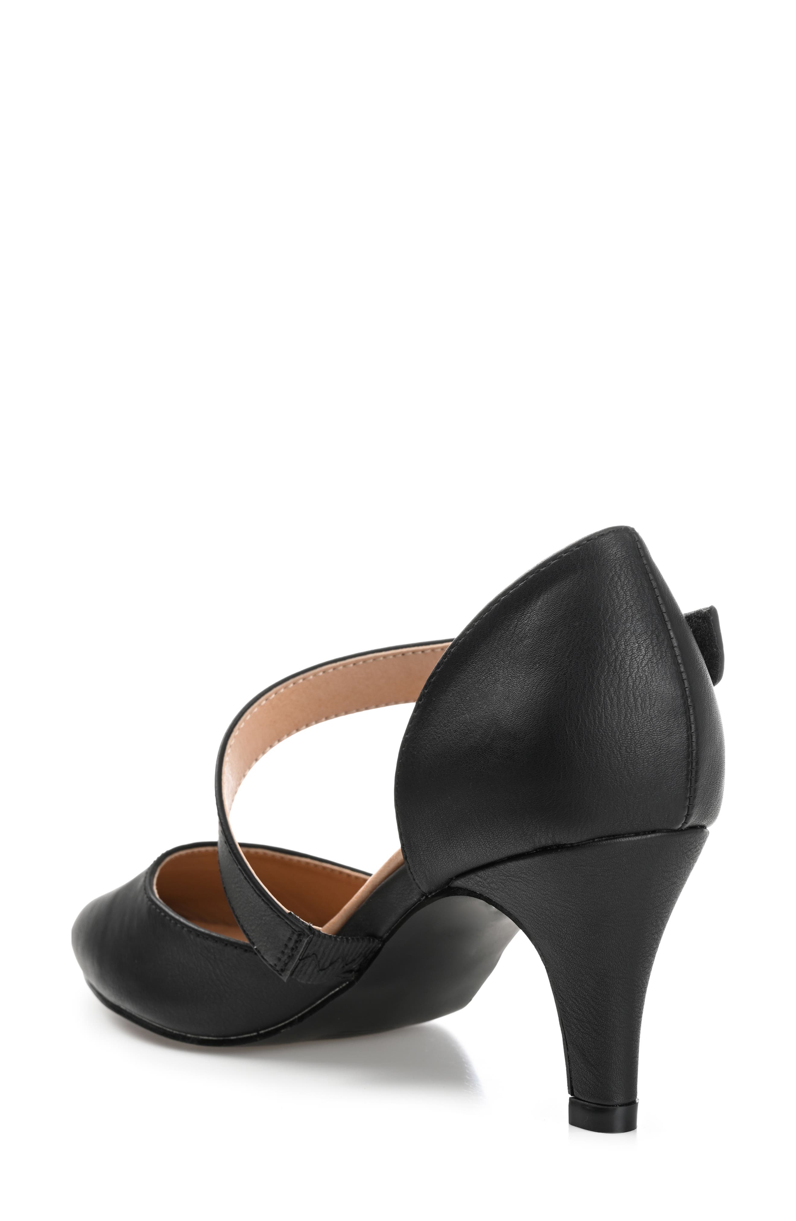 Journee Collection Tillis D'Orsay Pump, Alternate, color, Black