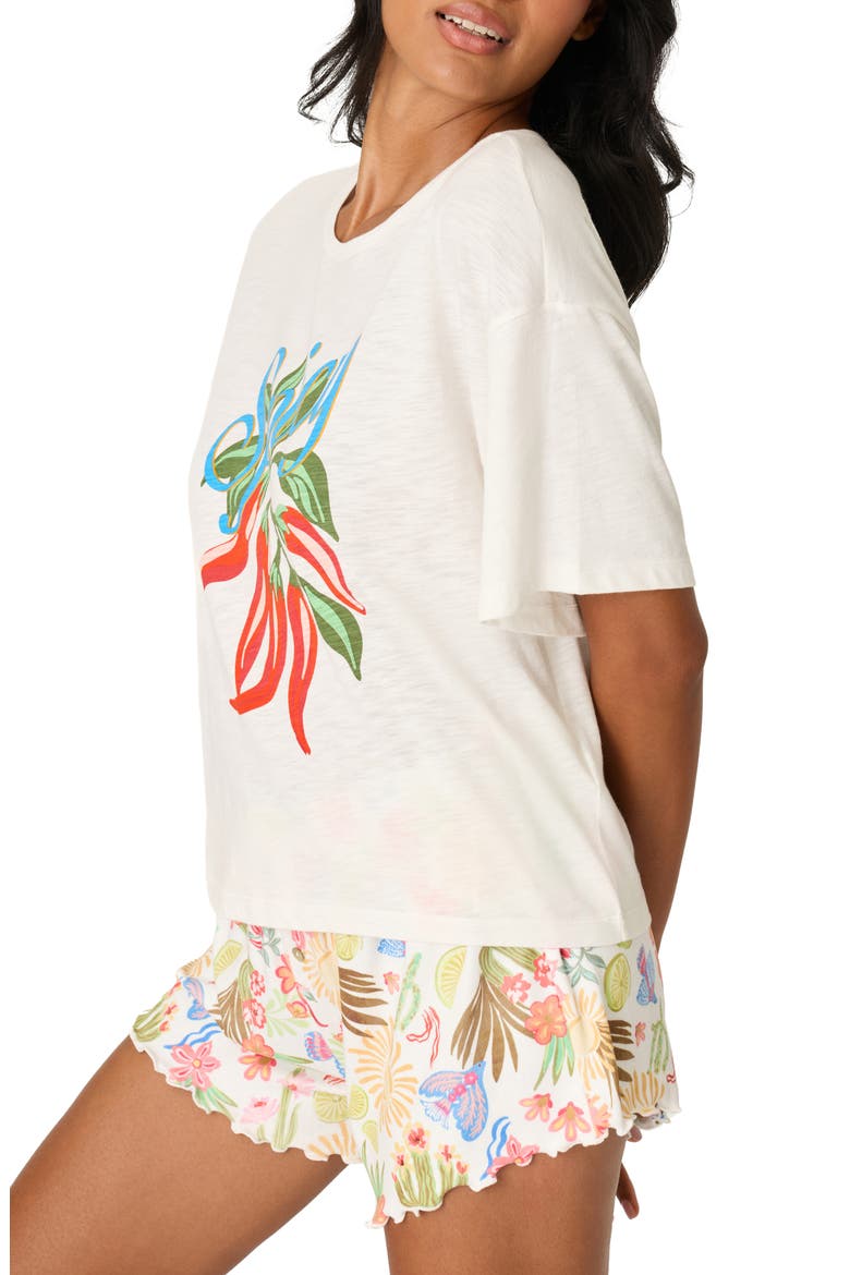Feelin Prickly Pajama Top, Alternate, color, IVORY