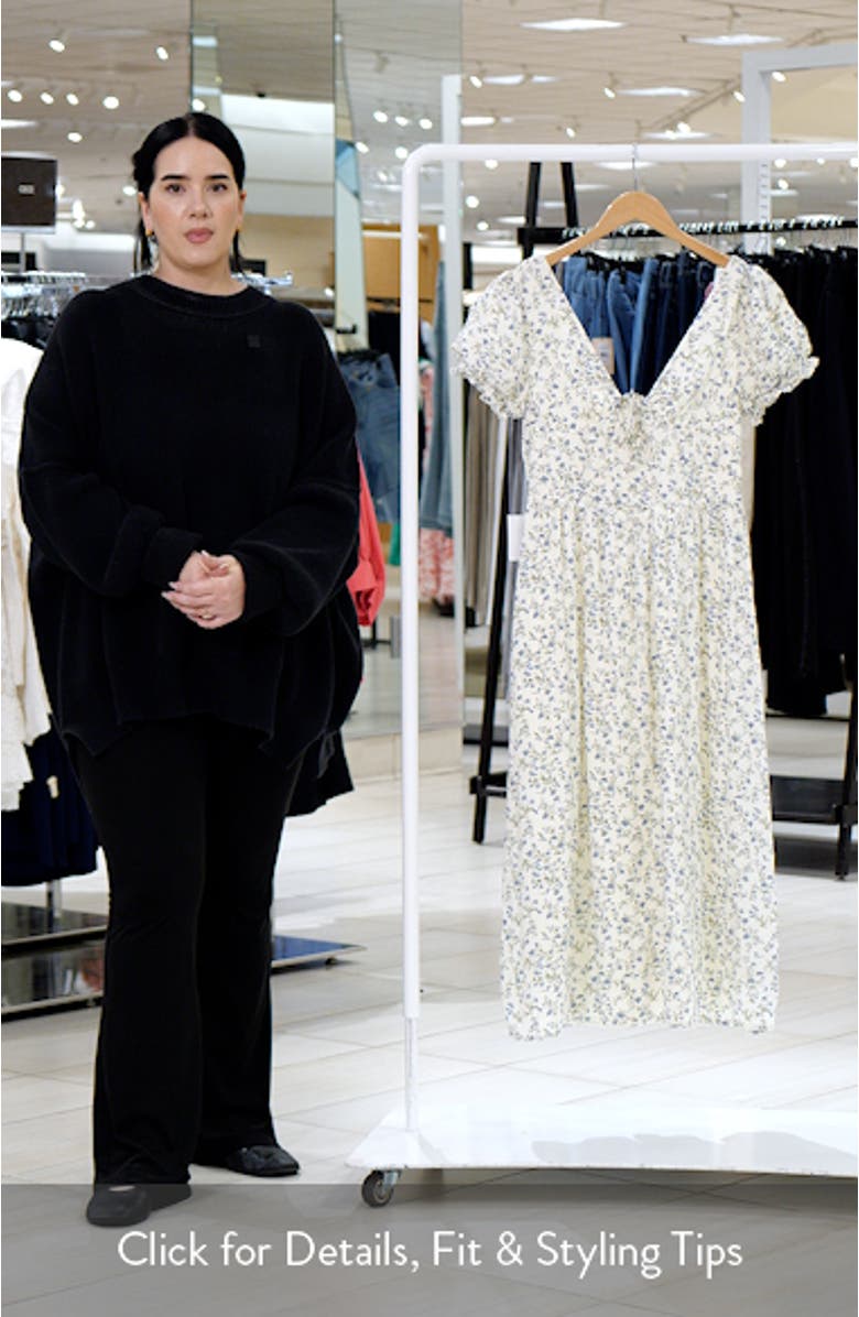 Mildred Floral Print Maxi Dress, sales video thumbnail