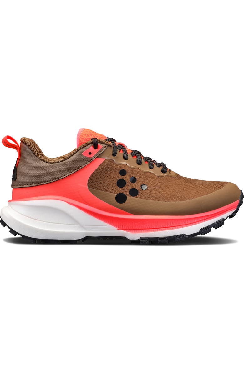 Craft Pure Trail X Running Shoe, Main, color, Roots-Shock