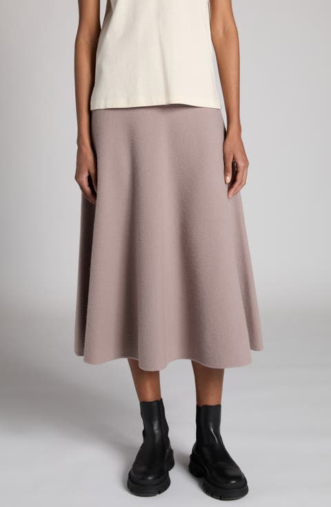 ワンピース MONCLER Women Mid Skirts K1 093 2G000 19 59866 BROWN Women's Moncler Midi Skirts | Nordstrom