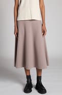 Moncler Wool Blend Midi Sweater Skirt