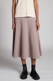Moncler Wool Blend Midi Sweater Skirt