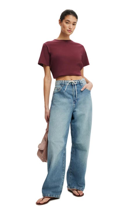 Women's Barrel Jean