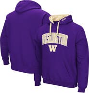 COLOSSEUM Men's Colosseum Purple Washington Huskies Big & Tall Arch & Logo 2.0 Pullover Hoodie
