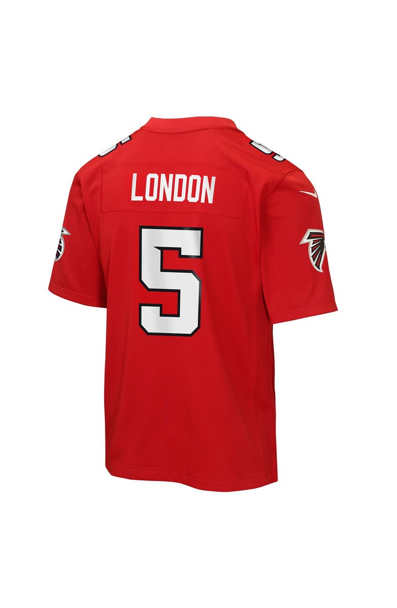 Nike Youth Nike Drake London Red Atlanta Falcons Game Jersey, Alternate, color, Red
